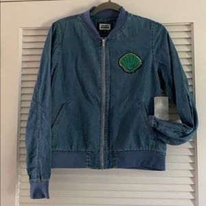 Woman’s Disney Store Ariel Chambray bomber jacket
